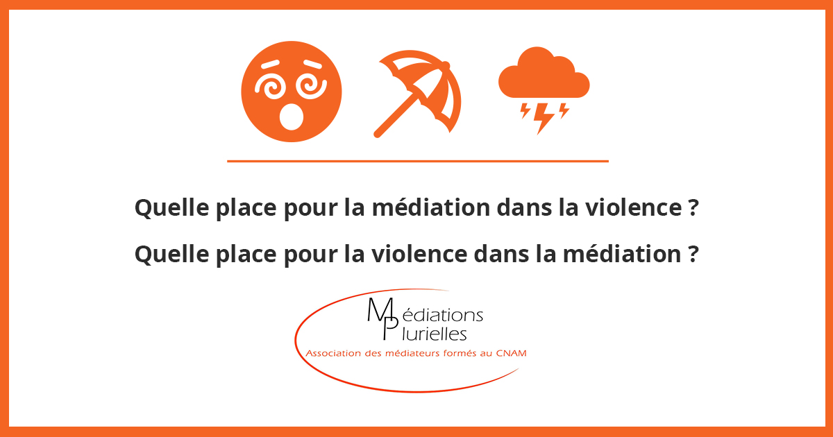 La prochaine soirée Conversations & Controverses se déroulera le 13 octobre : Quelle place pour la médiation dans la violence ? Quelle place pour la violence dans la médiation ? 